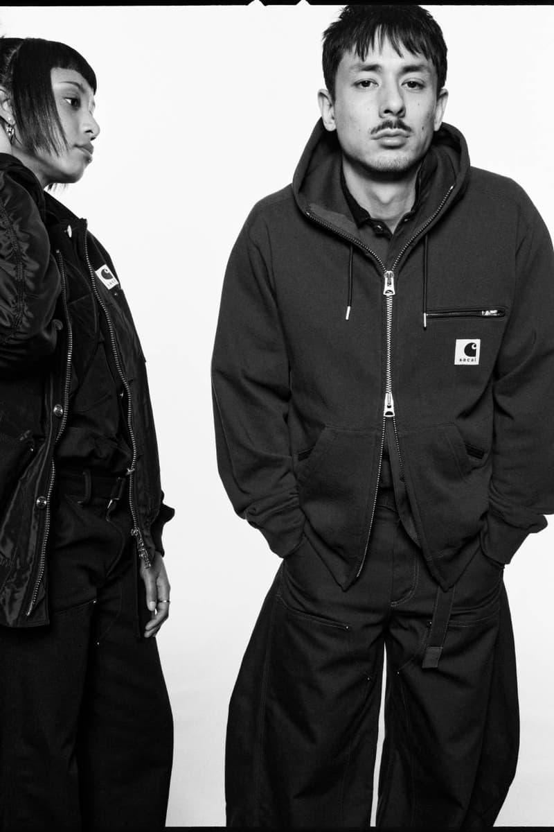 サカイxカーハートワークインプログレス コラボコレクション第4弾が到着 sacai carhartt wip series 4 release info
