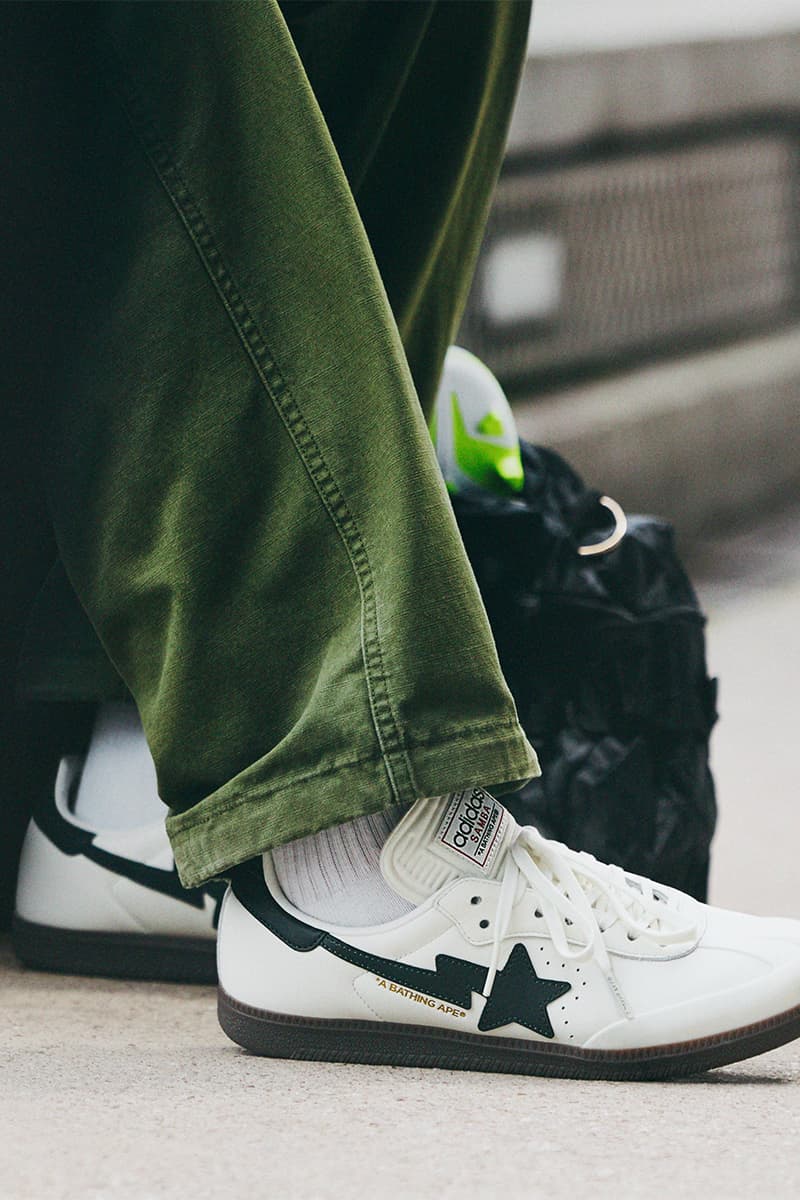 アディダス オリジナルスxベイプによるフットボールに着想した最新コレクションを発表 adidas originals bape football new collection release info