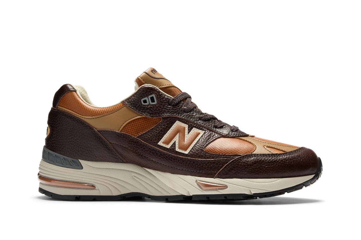 ニューバランス メイド イン UK 991v1 にイタリア製プレミアムレザーを用いた新作が登場 New Balance Made in UK 991v1 “Luxe Vegetable Tanned Leather” release info