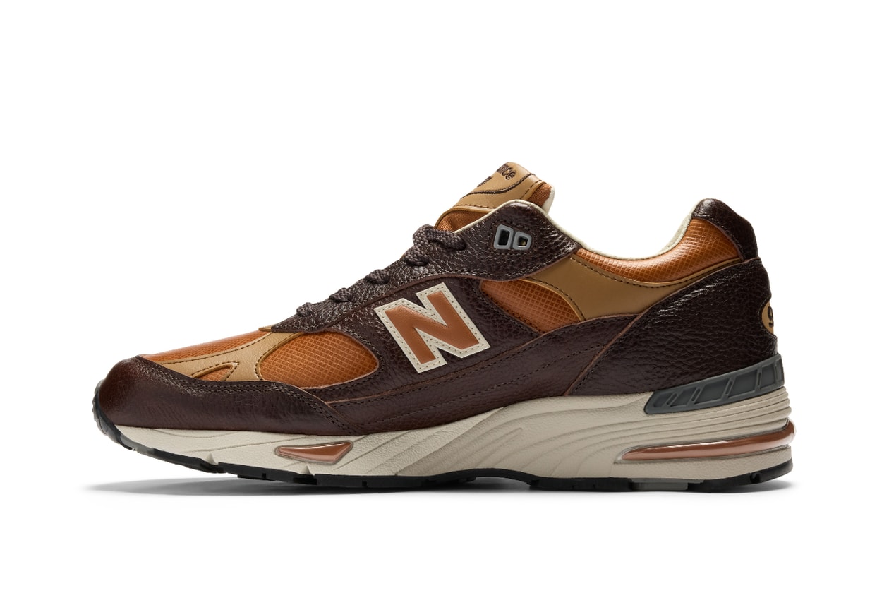 ニューバランス メイド イン UK 991v1 にイタリア製プレミアムレザーを用いた新作が登場 New Balance Made in UK 991v1 “Luxe Vegetable Tanned Leather” release info