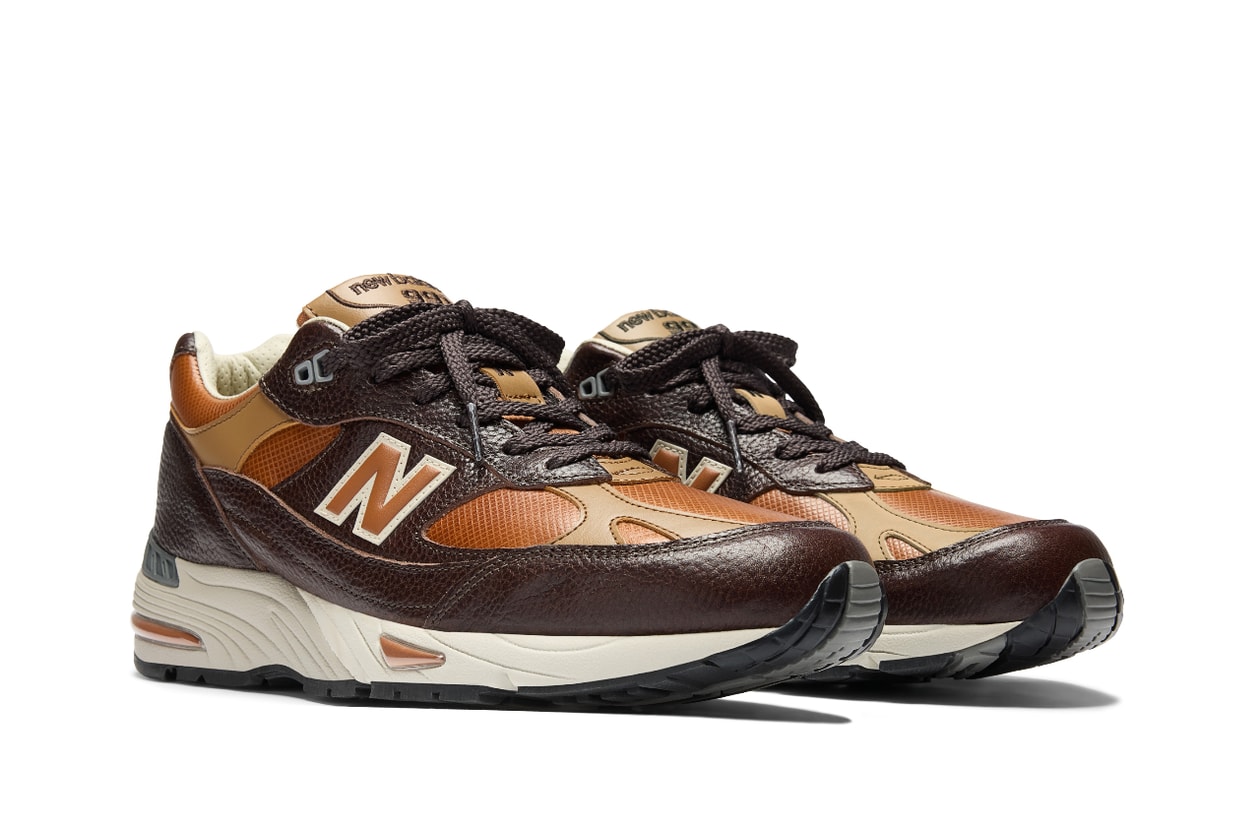 ニューバランス メイド イン UK 991v1 にイタリア製プレミアムレザーを用いた新作が登場 New Balance Made in UK 991v1 “Luxe Vegetable Tanned Leather” release info