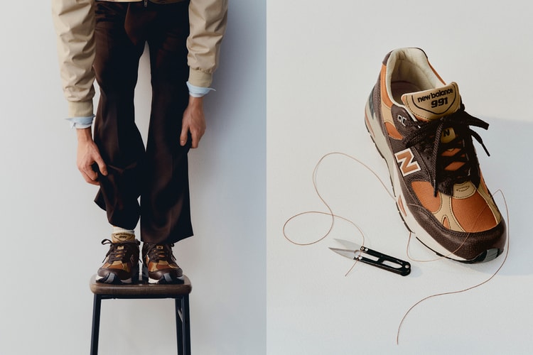 New Balance Made in UK 991v1 にイタリア製プレミアムレザーを用いた新作が登場
