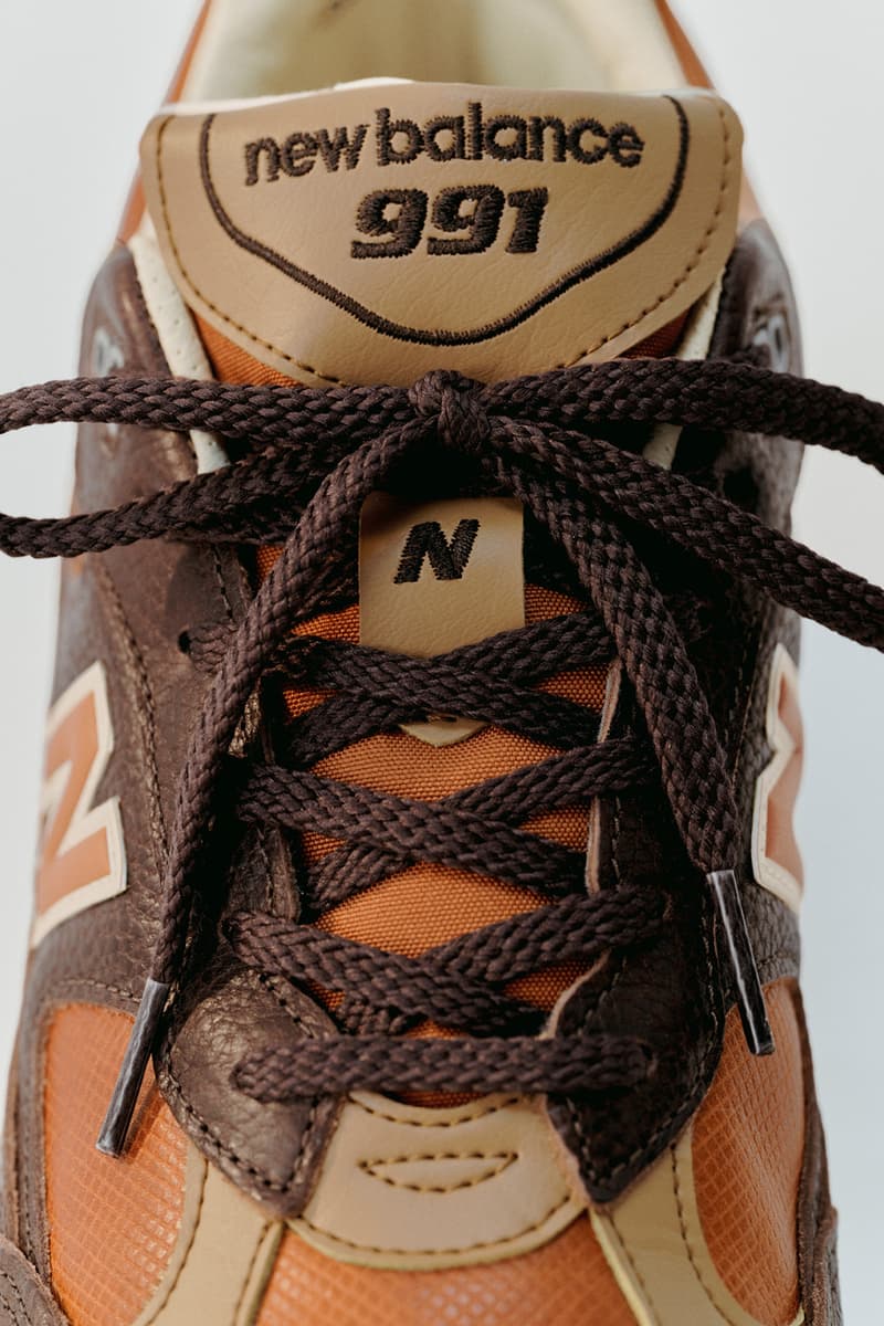 ニューバランス メイド イン UK 991v1 にイタリア製プレミアムレザーを用いた新作が登場 New Balance Made in UK 991v1 “Luxe Vegetable Tanned Leather” release info