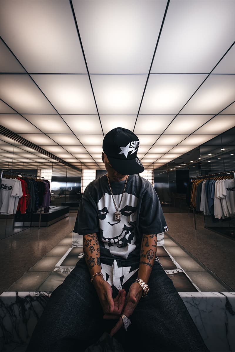 セイントマイケルがベイプやベルベルジンとのコラボレーションを発表 saint mxxxxxx bape berberjin new era collaboration release info