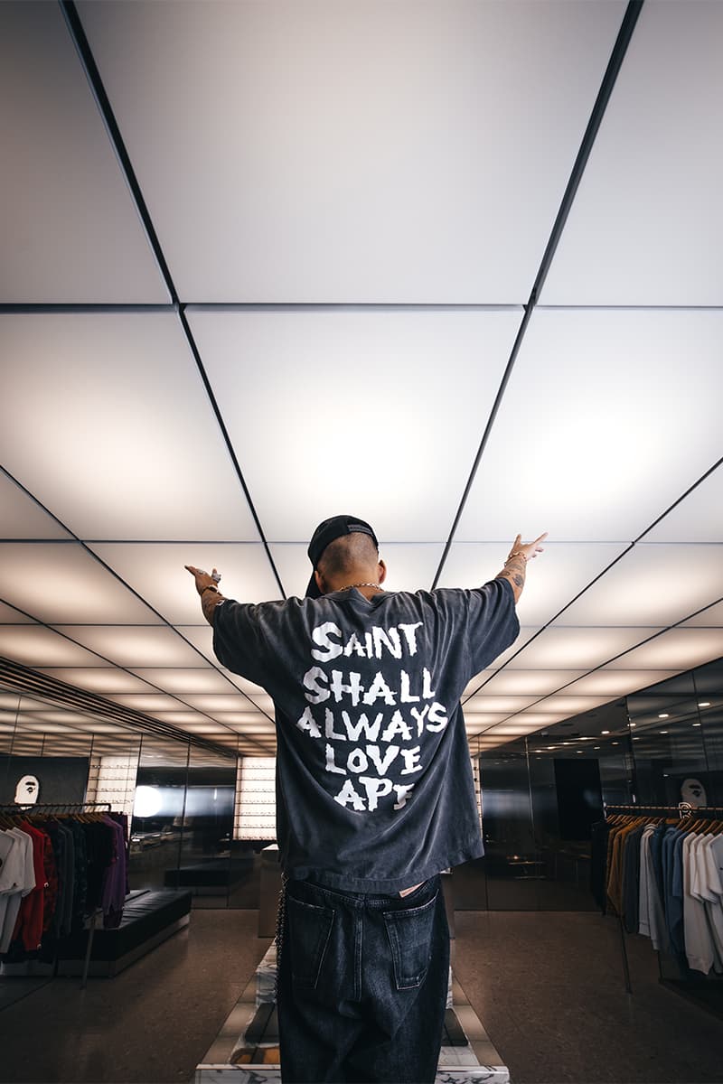 セイントマイケルがベイプやベルベルジンとのコラボレーションを発表 saint mxxxxxx bape berberjin new era collaboration release info