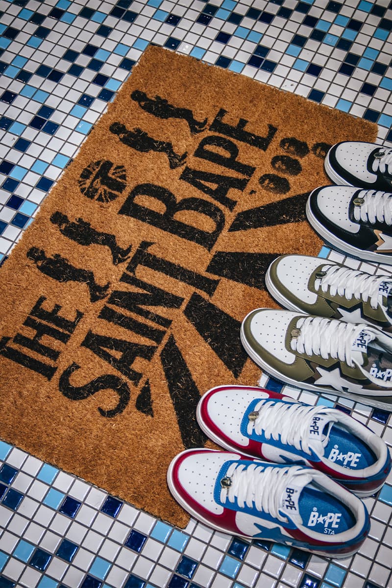 セイントマイケルがベイプやベルベルジンとのコラボレーションを発表 saint mxxxxxx bape berberjin new era collaboration release info