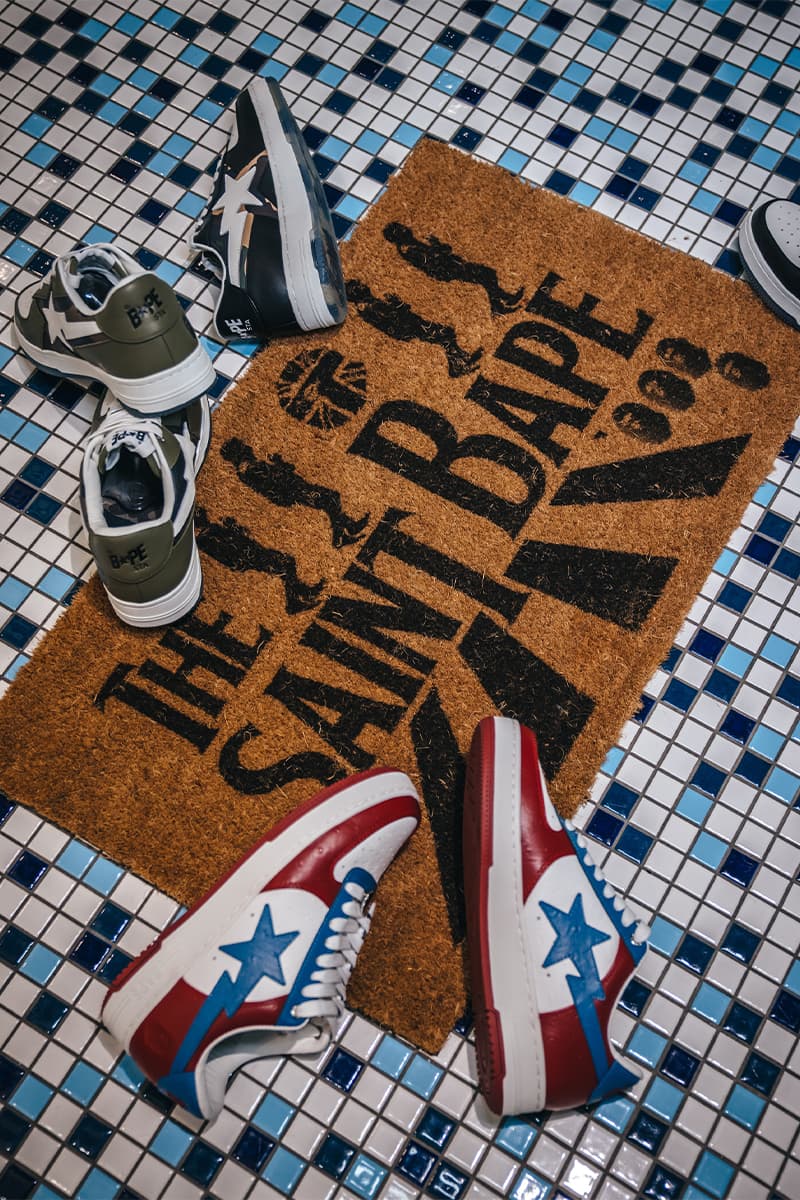 セイントマイケルがベイプやベルベルジンとのコラボレーションを発表 saint mxxxxxx bape berberjin new era collaboration release info