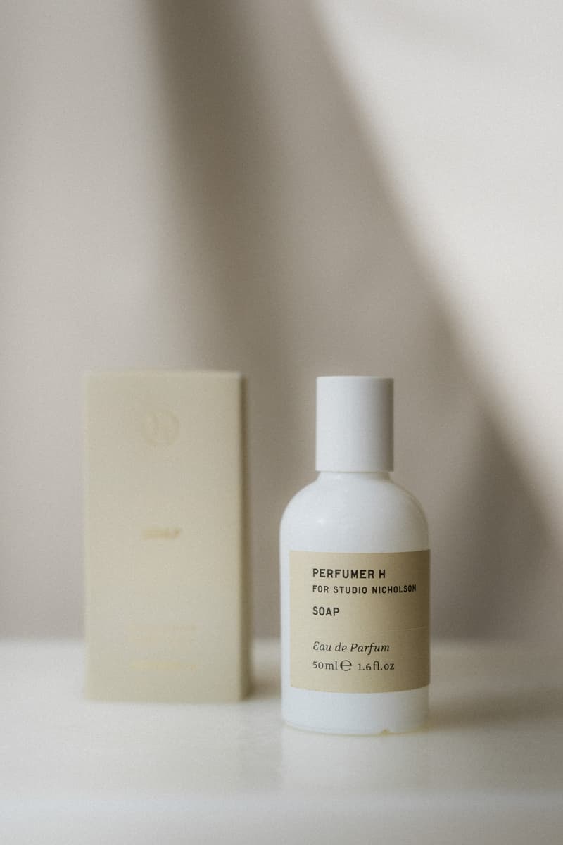 パフューマー・エイチ x スタジオ ニコルソン 初コラボコレクションがローンチ SOAP Perfumer H  for STUDIO NICHOLSON release info