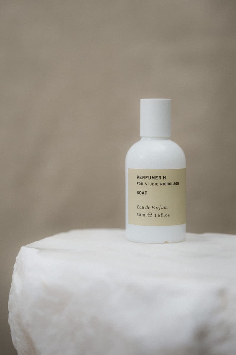パフューマー・エイチ x スタジオ ニコルソン 初コラボコレクションがローンチ SOAP Perfumer H  for STUDIO NICHOLSON release info