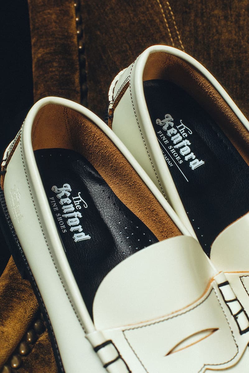 ケンフォードファインシューズのクラシックローファーに新色が登場 the kenford fineshoes classic loafer white black stitch release info