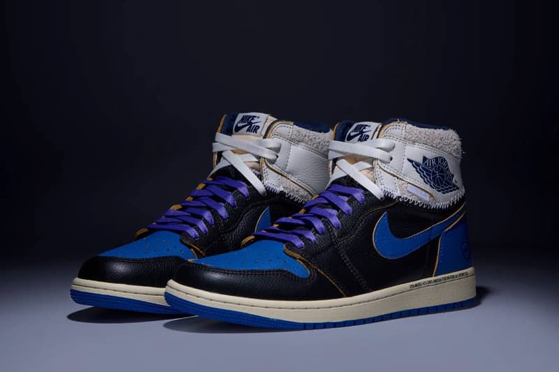 フラグメントデザイン x ユニオン LA x エアジョーダン 1 ハイ 国内発売情報が解禁 fragment design x Union LA x Air Jordan 1 High OG “Varsity Red/Sport Royal” official images
