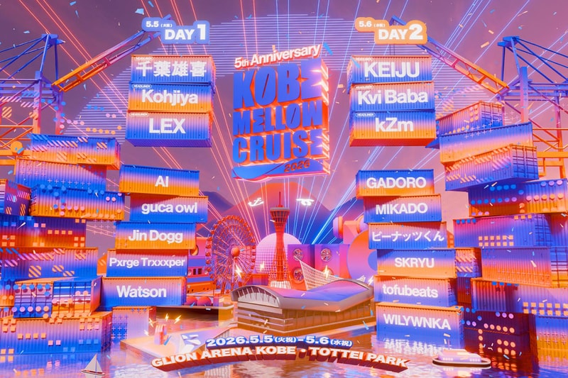 コーベ メロウ クルーズ 2026のヘッドライナーを含む第2弾ラインアップが解禁 kobe mellow cruise 2026 2nd line up news