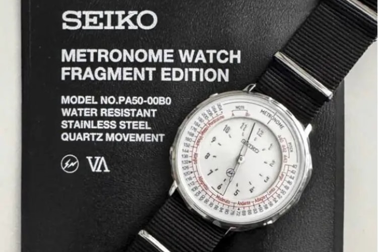 fragment design x SEIKO がメトロノームウォッチと判明