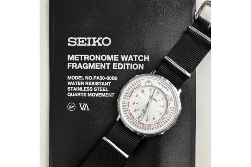fragment design x SEIKO がメトロノームウォッチと判明　フラグメント デザイン x セイコー