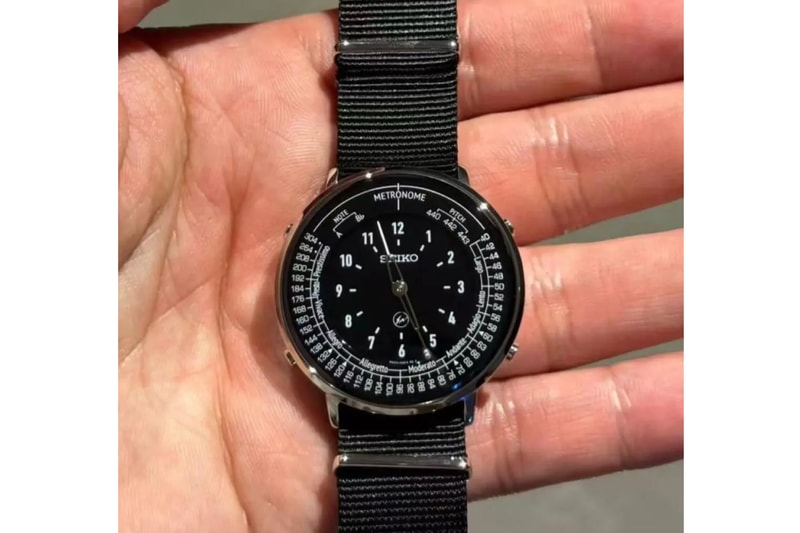 fragment design x SEIKO がメトロノームウォッチと判明　フラグメント デザイン x セイコー
