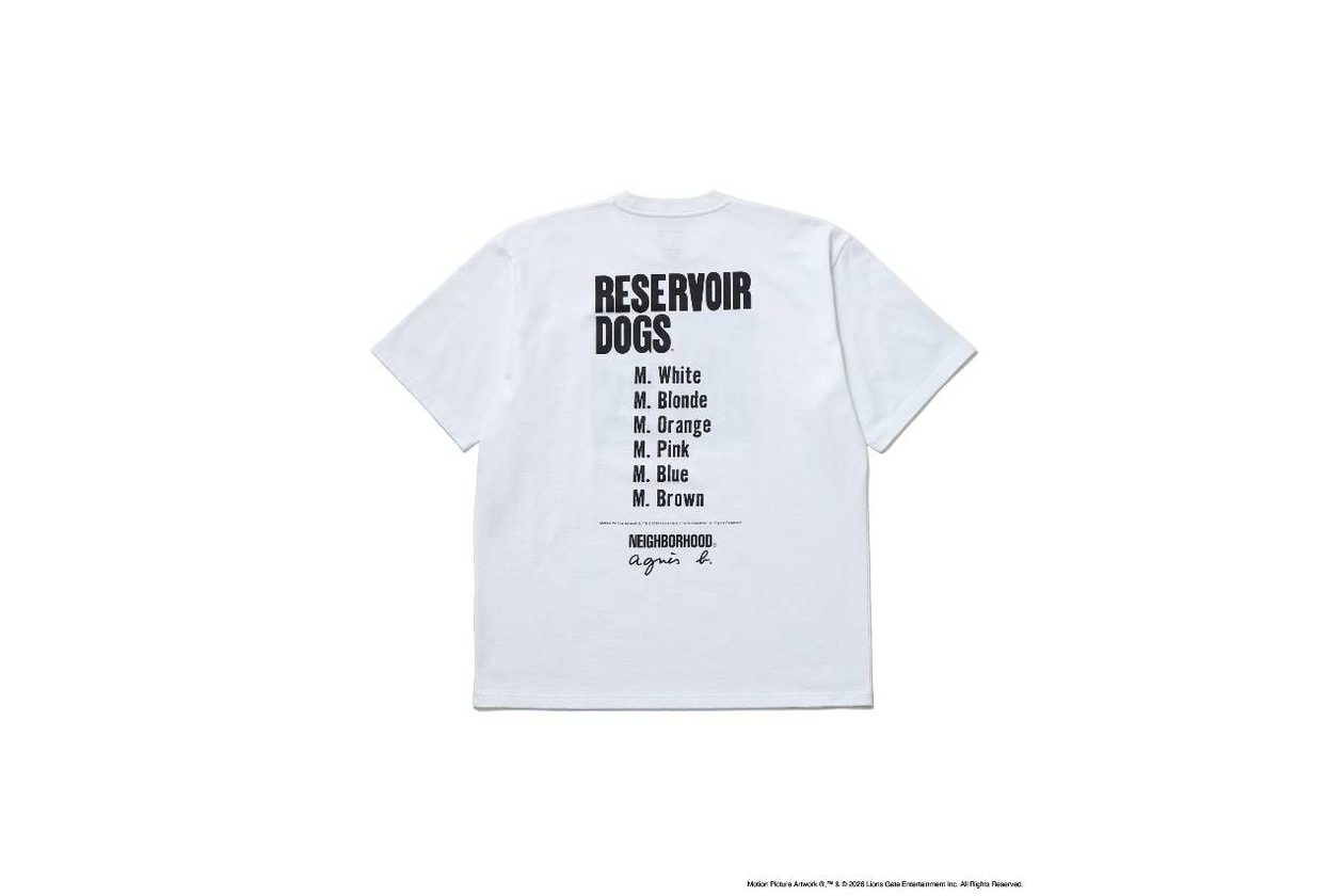ネイバーフッド x アニエスベー コラボコレクション第2弾が到着 NEIGHBORHOOD x agnès b. RESERVOIR DOGS collection release info