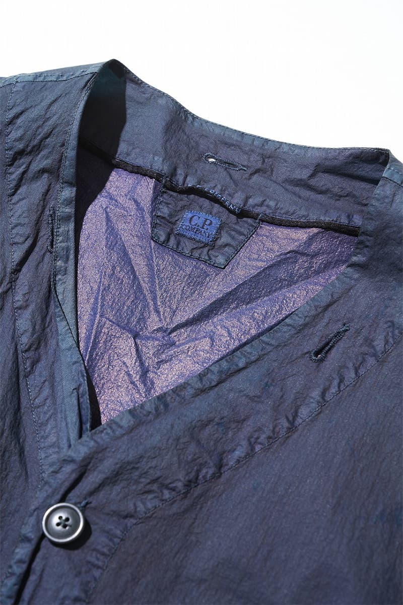 シーピーカンパニーがクオンのサポートのもと奄美大島の泥染・藍染を纏った限定カプセルを発表 c p company kuon mud dyeing indigo dyeing capsel collection release info