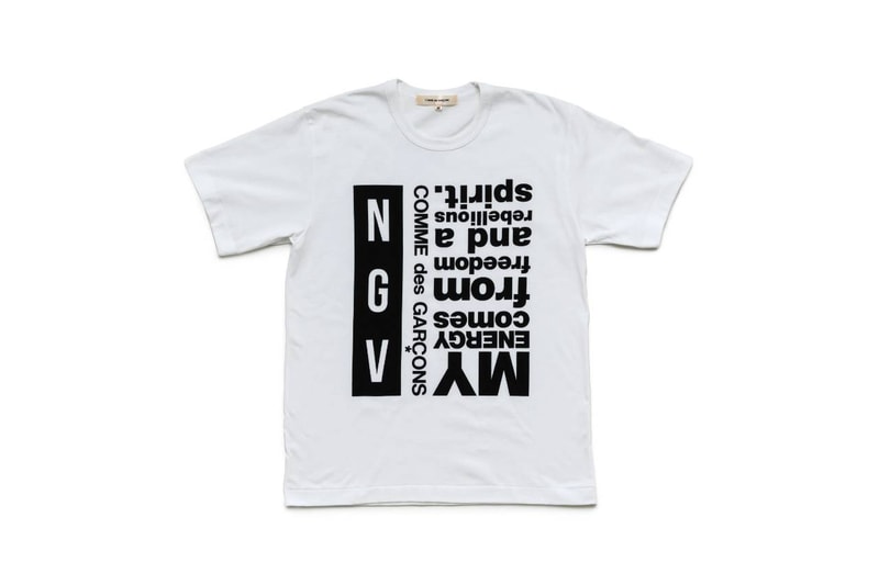 コム デ ギャルソン x 『ビクトリア国立美術館』コレクションが発売 COMME des GARÇONS x NGV collection release info rei kawakubo