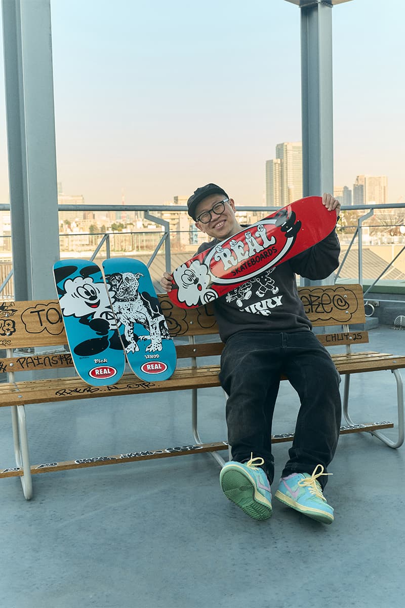 ヴェルディxリアルスケードボードによるスケートショップデイコレクションを発売 verdy real skateboards skate shop day collection release info