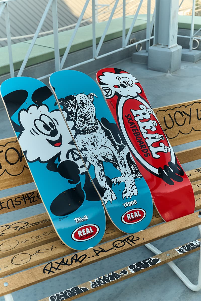 ヴェルディxリアルスケードボードによるスケートショップデイコレクションを発売 verdy real skateboards skate shop day collection release info