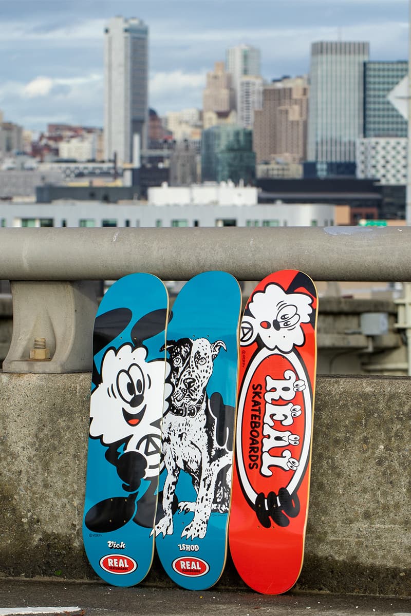 ヴェルディxリアルスケードボードによるスケートショップデイコレクションを発売 verdy real skateboards skate shop day collection release info