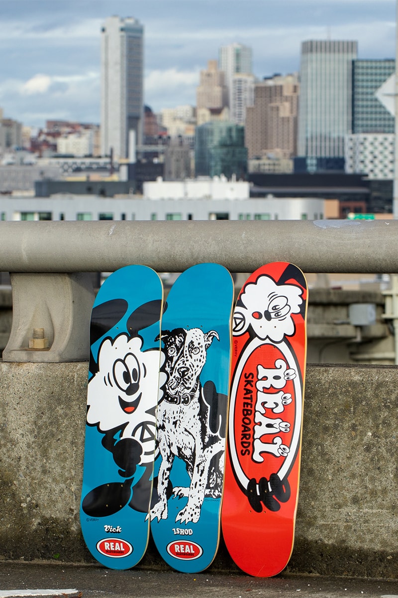 ヴェルディxリアルスケードボードによるスケートショップデイコレクションを発売 verdy real skateboards skate shop day collection release info