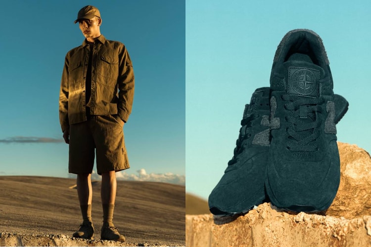 Stone Island x New Balance がコラボスニーカー 574 GHOST の第2弾を発表