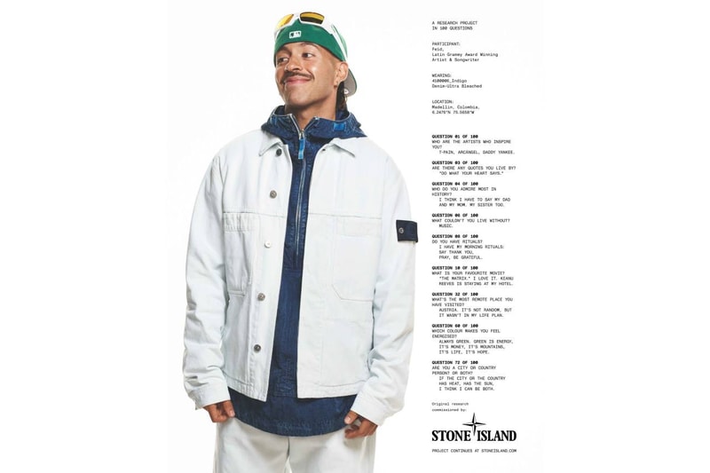 Stone Island の新プロジェクト DENIM RESEARCH 2026年春夏コレクションが発表