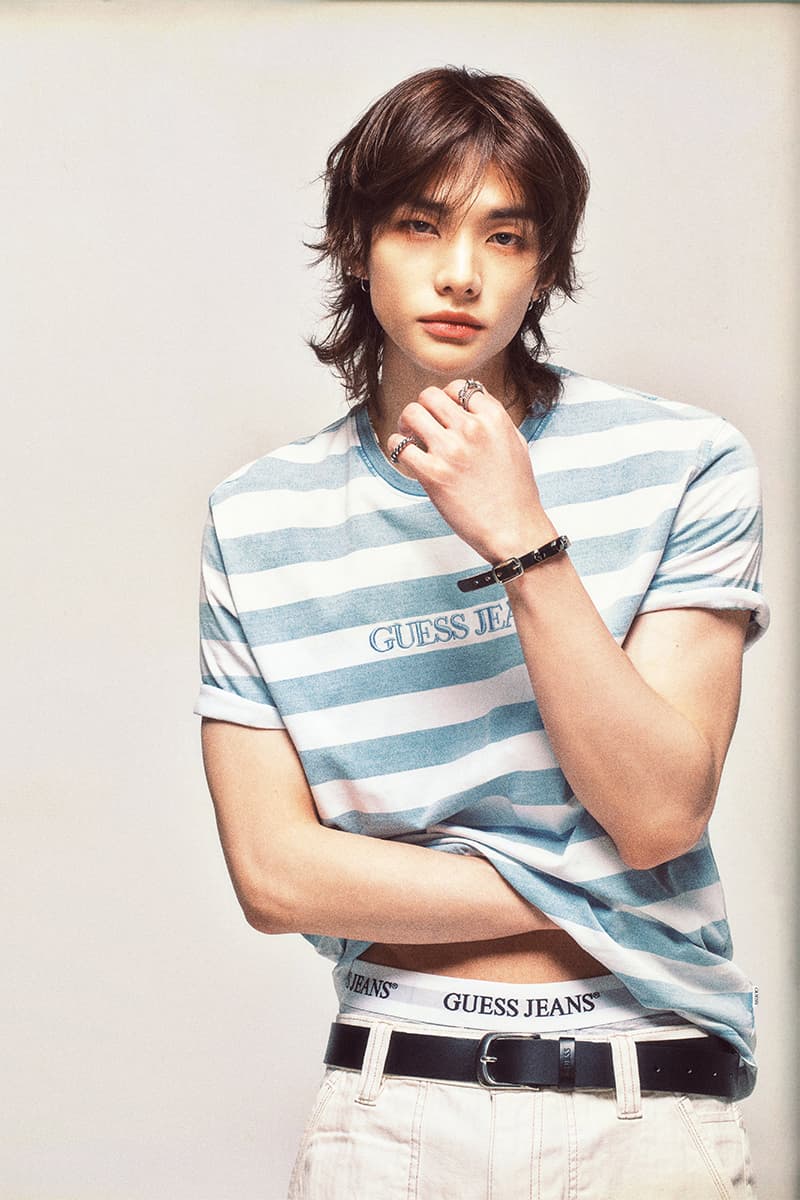 ゲスがストレイキッズのヒョンジンをグローバルアンバサダーに起用 guess stray kids hyunjin global ambassador release info