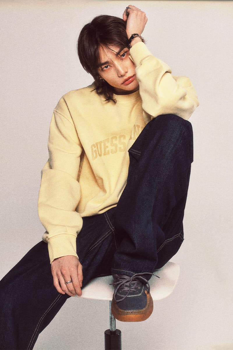 ゲスがストレイキッズのヒョンジンをグローバルアンバサダーに起用 guess stray kids hyunjin global ambassador release info