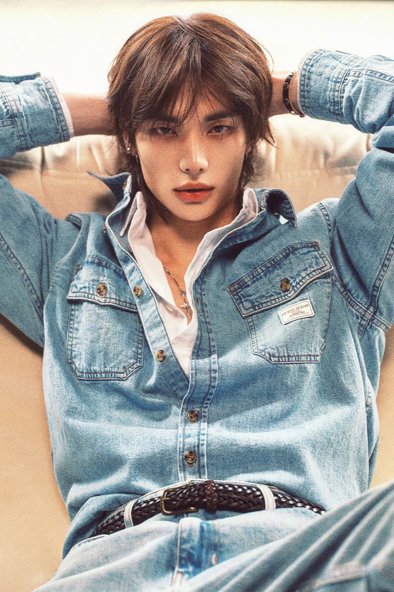 ゲスがストレイキッズのヒョンジンをグローバルアンバサダーに起用 guess stray kids hyunjin global ambassador release info