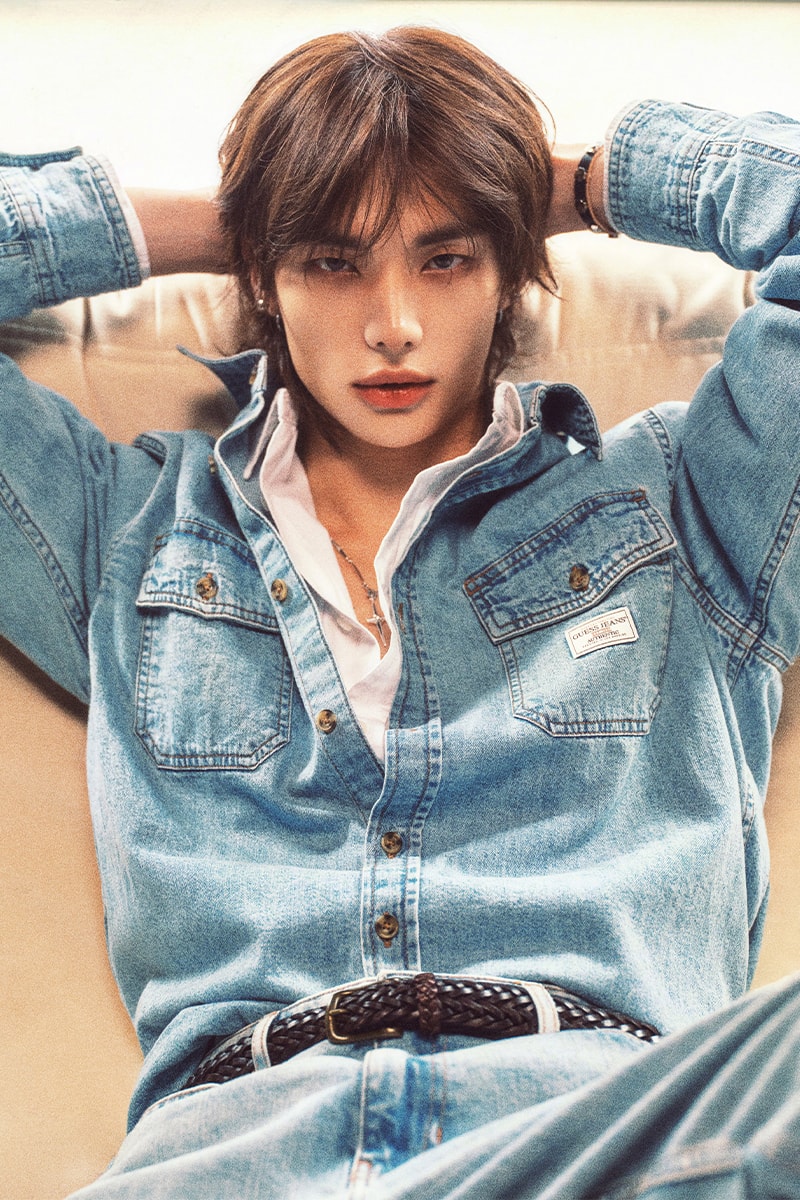 ゲスがストレイキッズのヒョンジンをグローバルアンバサダーに起用 guess stray kids hyunjin global ambassador release info