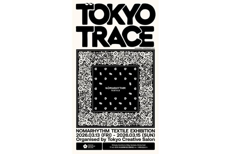 NOMARHYTHM TEXTILE の20年を辿る展示が TOKYO CREATIVE SALON「Tokyo Trace」で開催