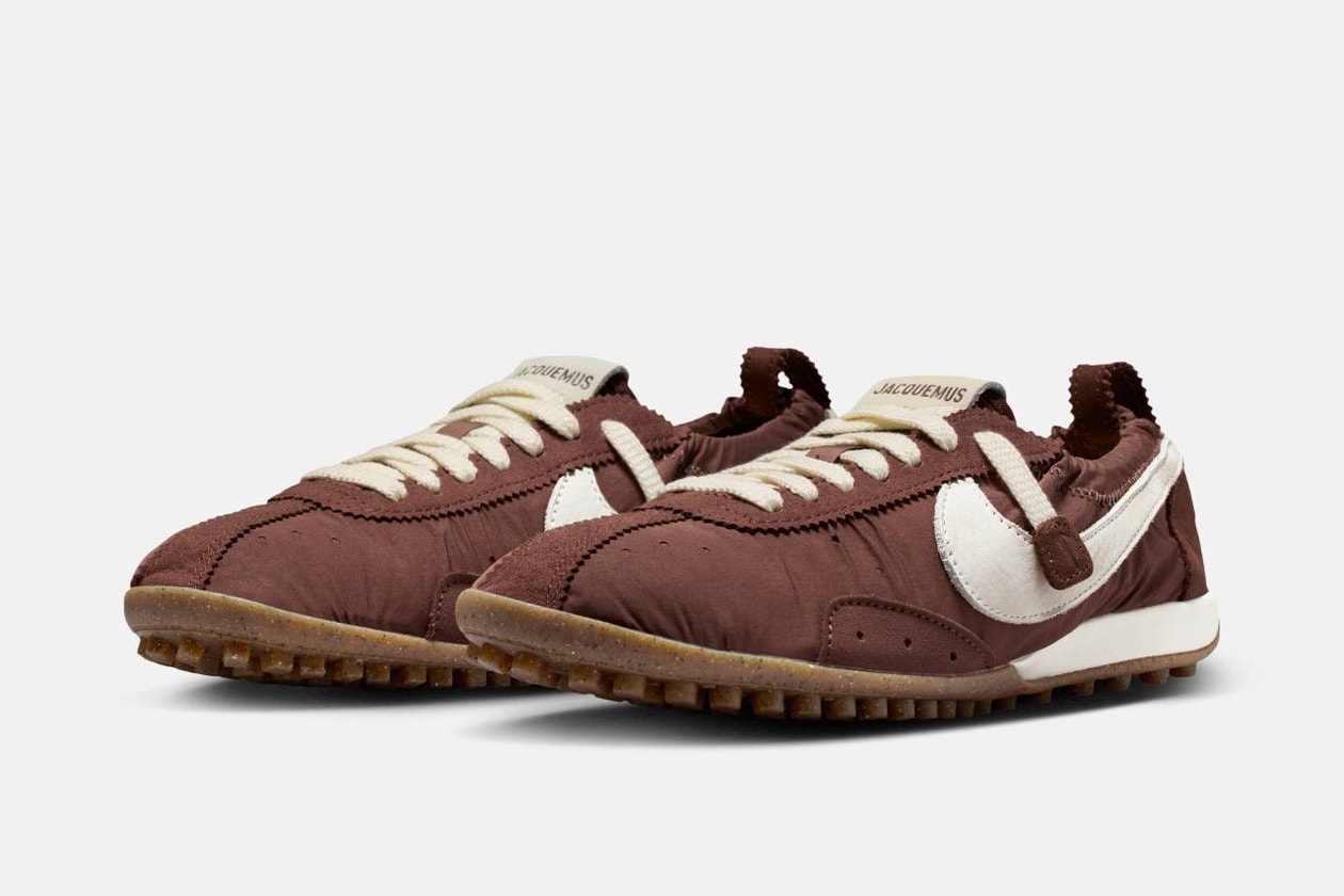 ジャックムス x ナイキ ムーン シューズに2026年春の新色が登場 Jacquemus x Nike Moon Shoe “Brown” “Sail” “Pale Pink” release info