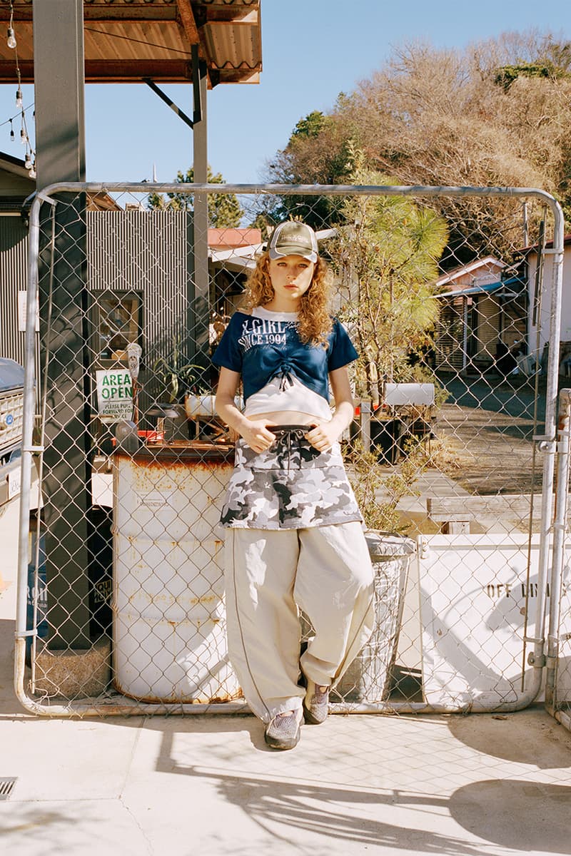 エックスガールが90年代ストリートを色濃く投影したビジュアルを公開 X-girl Unveils Its 2026 Summer Season Visuals