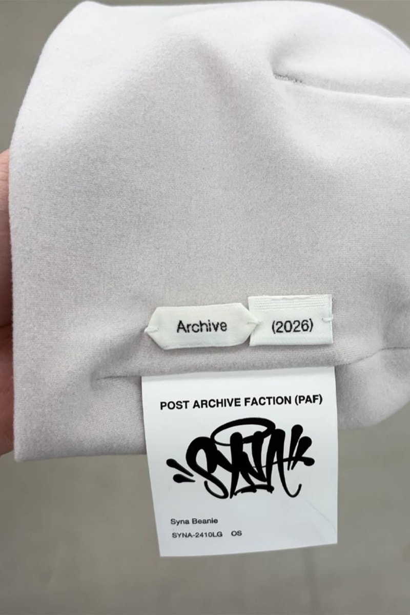 ポスト アーカイブ ファクションが セントラル・シー率いるシナ・ワールドとのコラボレーションを予告 POST ARCHIVE FACTION (PAF) x Central Cee x SYNA WORLD release soon