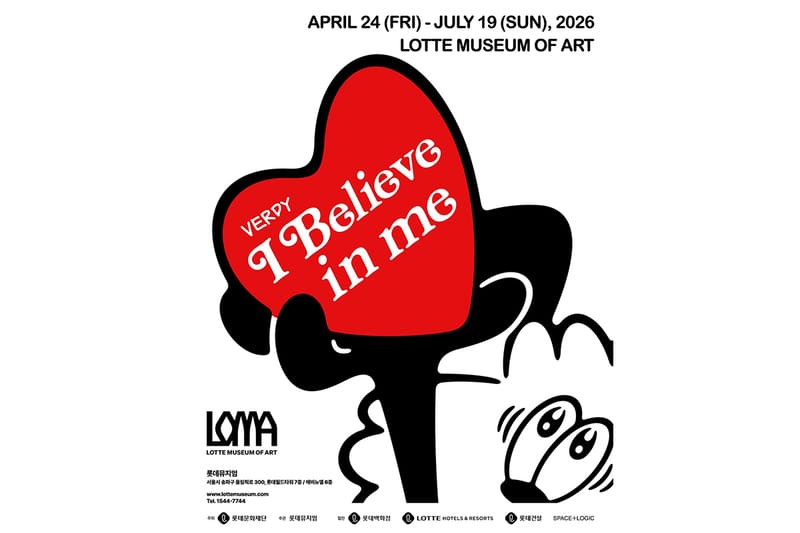 VERDY による初の美術館個展 “VERDY: I Believe in Me” が韓国・ソウルの Lotte Museum of Art にて開催
