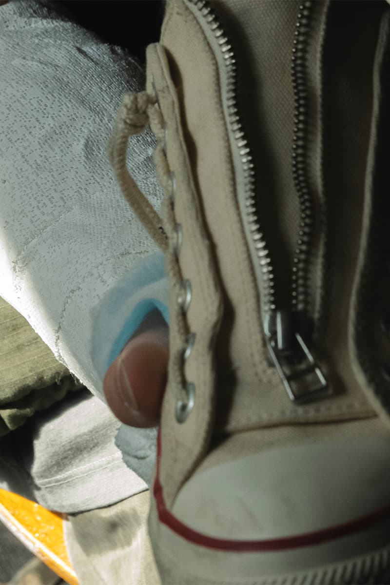 コンバースとノンネイティブによる最新コラボモデル ALL STAR GORE-TEX CENTERZIP OX / NN が登場 converse nonnative all star gore tex centerzip ox nn release info