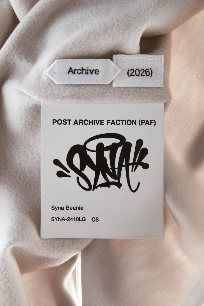 セントラル・シー 主宰シナ・ワールド x ポスト アーカイブ ファクション コラボの全ラインナップが公開 POST ARCHIVE FACTION (PAF) x Central cee SYNA WORLD collection release info