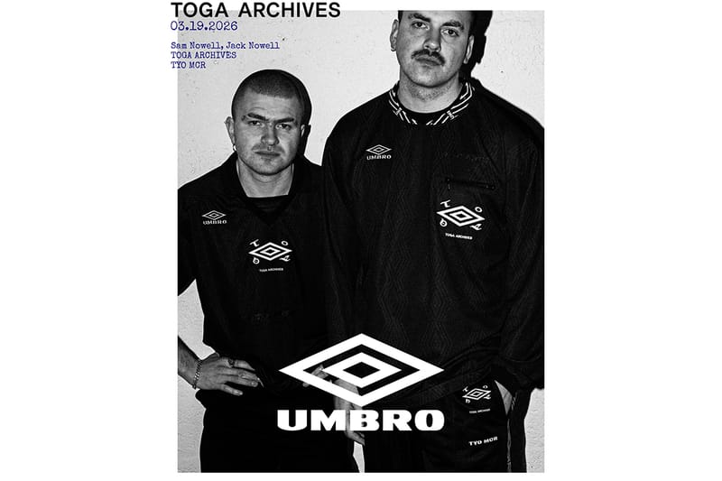 TOGA x Umbro によるコラボコレクションが発売