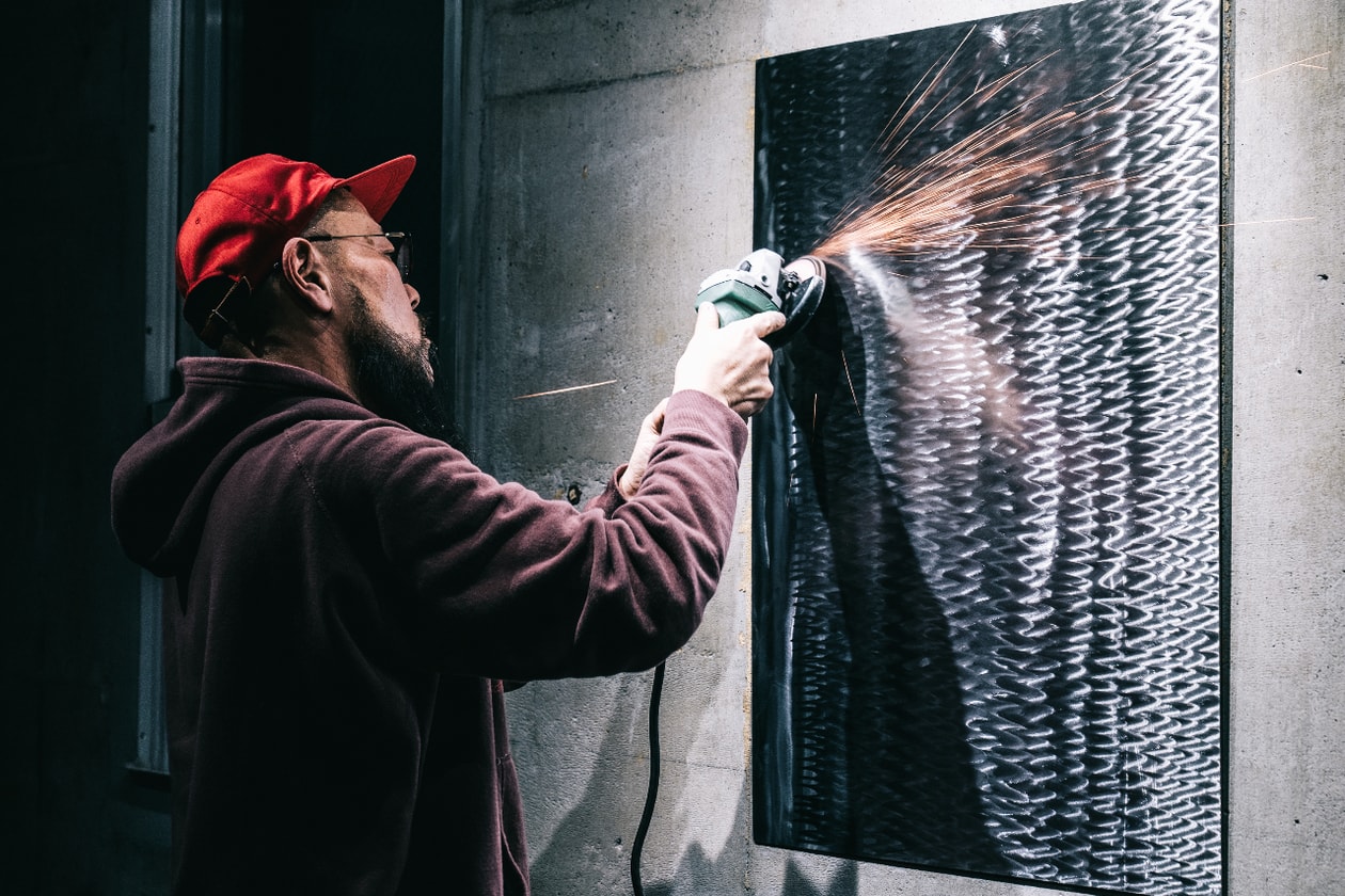 書道家・万美と鉄の造形作家 グランド コブラによるメタル書道展 “鉄華爛漫”が開催中 MAMIMOZI feat. GRAND COBRA Metal Calligraphy Exhibition Tekka Ranman info