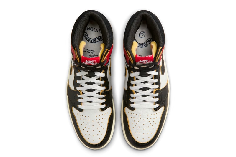 フラグメントx ユニオン x エアジョーダン 1 ハイ が再販決定 fragment x Union x Air Jordan 1 High Black and Varsity Red resock info