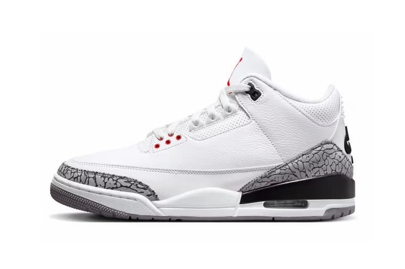 エアジョーダン 3 “ホワイト セメント” が2027年に復刻との噂 Air Jordan 3 “White Cement” 2027 re-release info