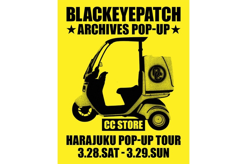 ブラックアイパッチxポートレーションxシーシーストアが3拠点でHARAJUKU POP-UP TOURを開催 blackeyepatch portration cc store harajuku pop up tour release info