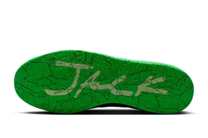 トラヴィス・スコットのシグネチャーモデル CJ1 T-Rexx “グリーンスパーク” が緊急発売 Travis Scott Jordan CJ1 T-Rexx Green Spark release info