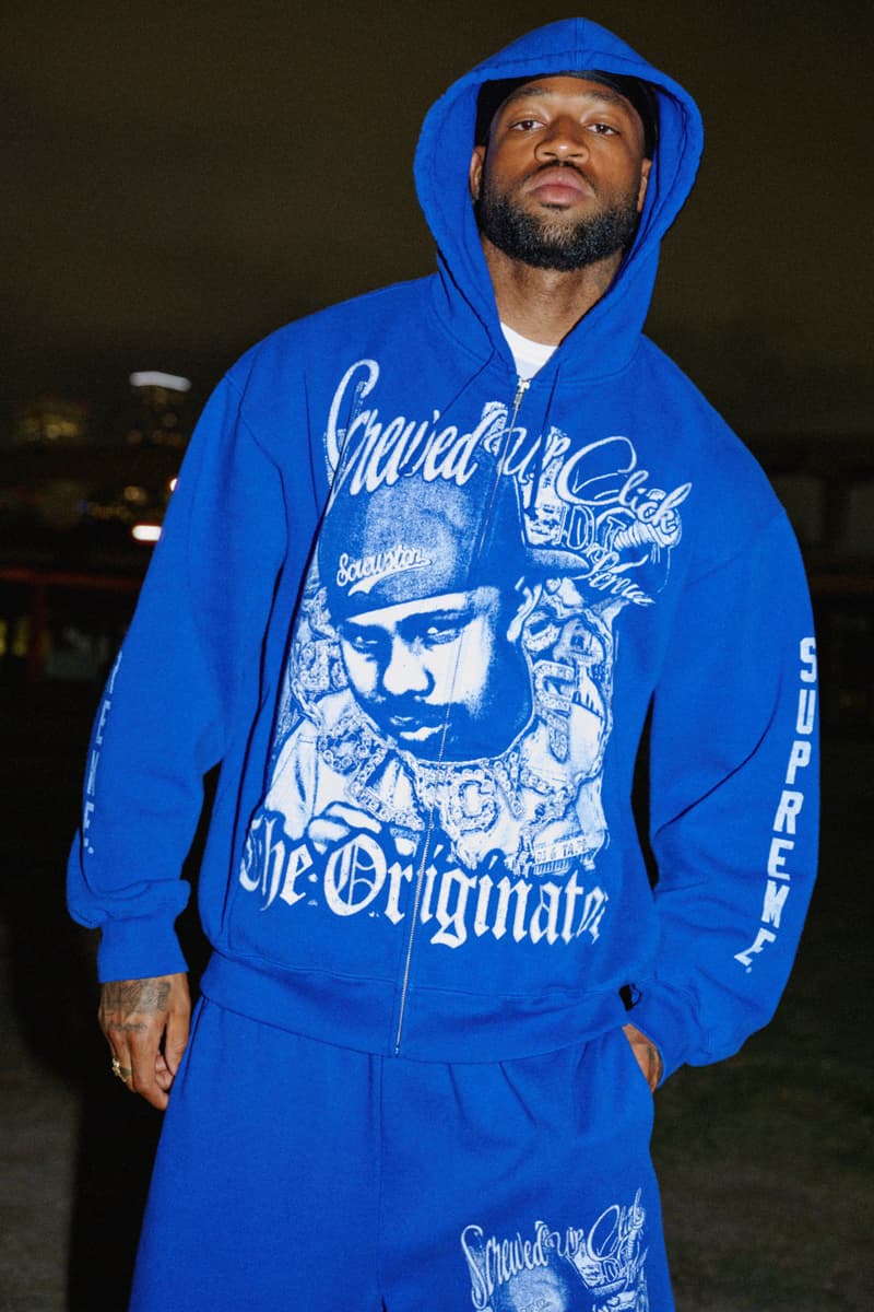 シュプリームがDJ スクリューをフィーチャーしたカプセルコレクションを発表 Supreme x DJ Screw spring 2026 release info