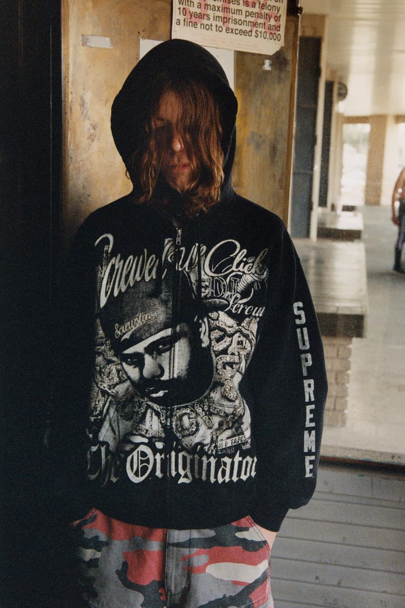 シュプリームがDJ スクリューをフィーチャーしたカプセルコレクションを発表 Supreme x DJ Screw spring 2026 release info