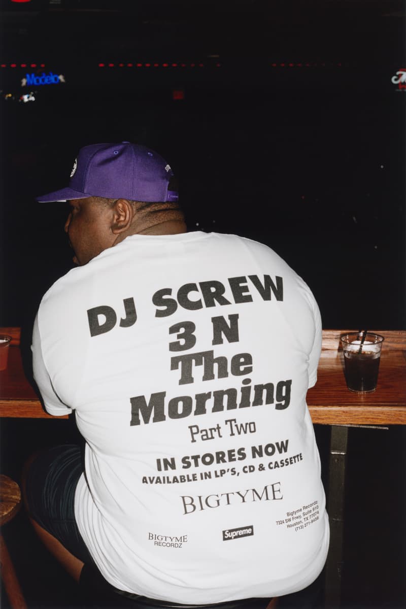 シュプリームがDJ スクリューをフィーチャーしたカプセルコレクションを発表 Supreme x DJ Screw spring 2026 release info