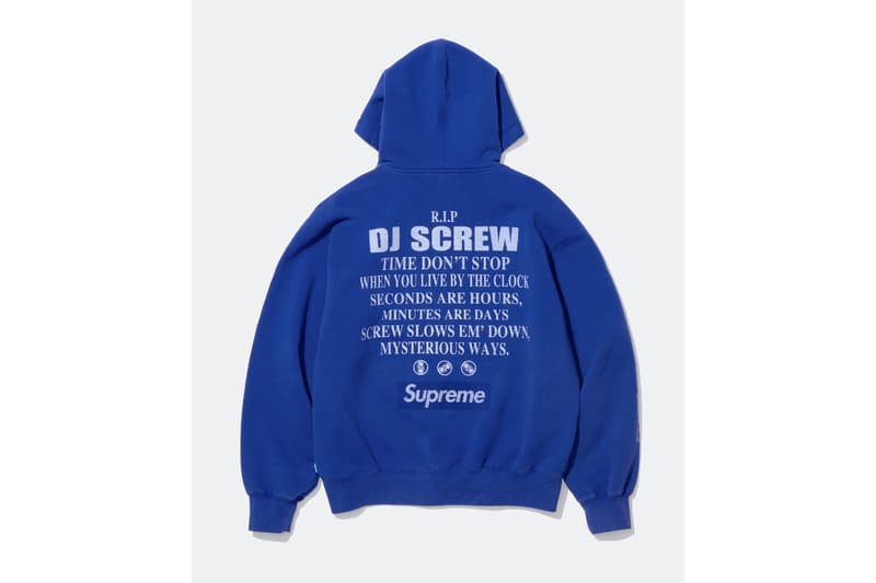 シュプリームがDJ スクリューをフィーチャーしたカプセルコレクションを発表 Supreme x DJ Screw spring 2026 release info