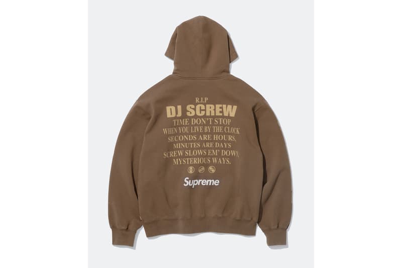 シュプリームがDJ スクリューをフィーチャーしたカプセルコレクションを発表 Supreme x DJ Screw spring 2026 release info